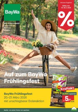 Titelbild des Prospekts von BayWa