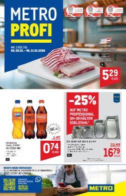 Titelbild des Prospekts von METRO PROFI