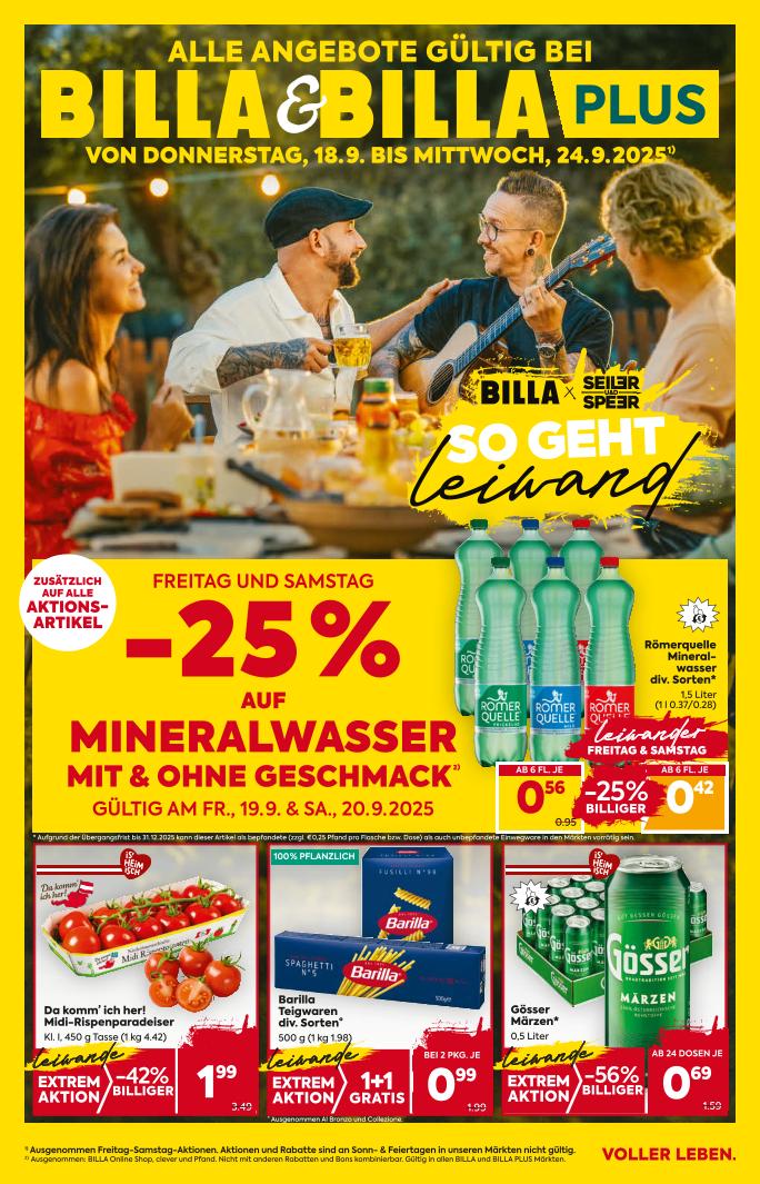 Prospekt von BILLA