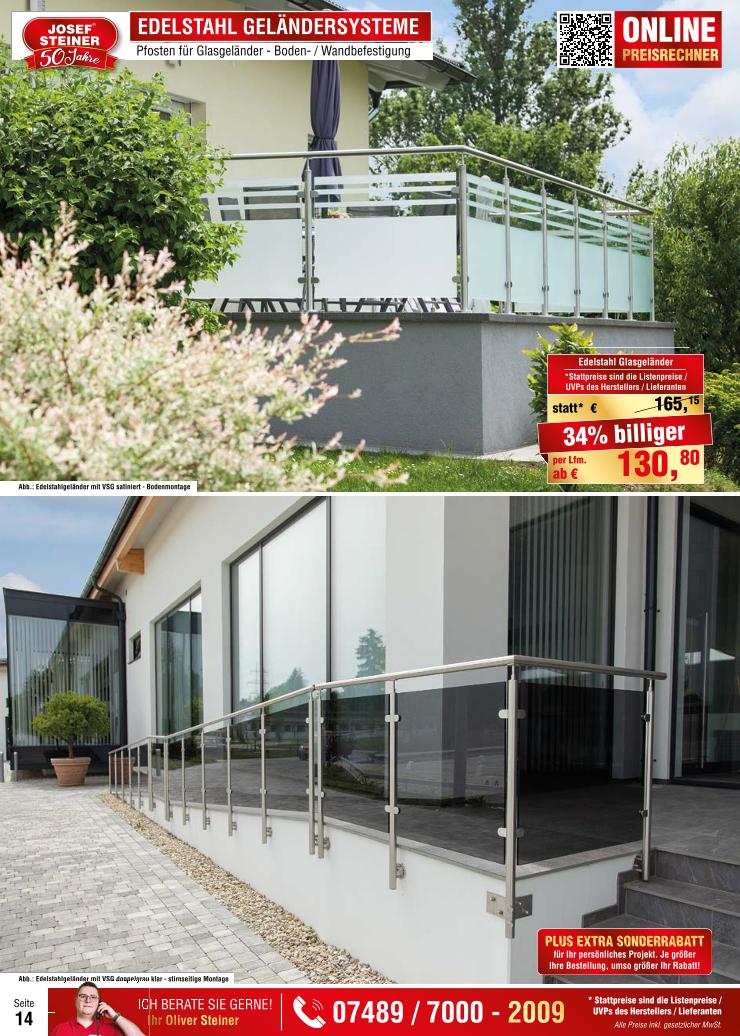 Prospekt von Josef Steiner