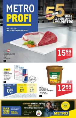 Titelbild des Prospekts von METRO PROFI