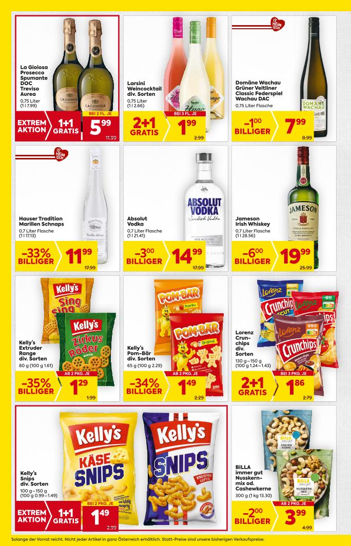 Prospekt von BILLA