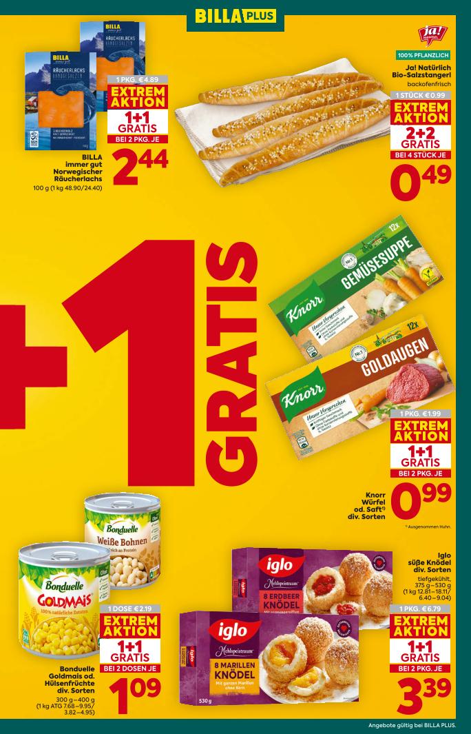 Prospekt von BILLA PLUS
