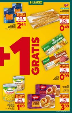 Titelbild des Prospekts von BILLA PLUS Salzburg