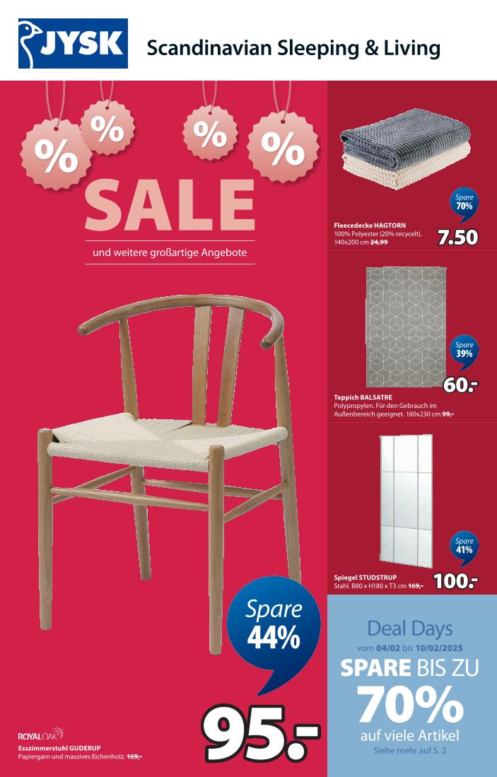 Prospekt von JYSK