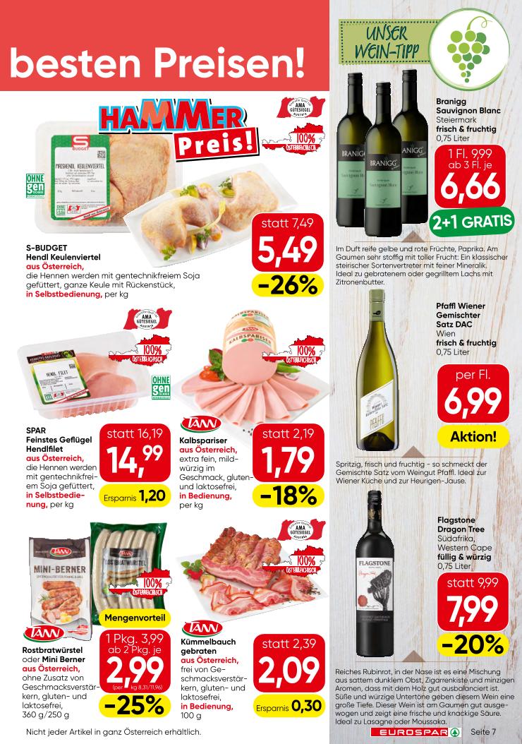 Prospekt von EUROSPAR