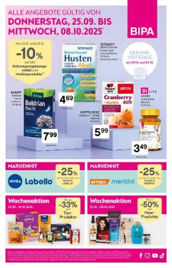 Titelbild des Prospekts von Bipa