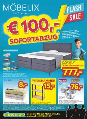 Titelbild des Prospekts von Möbelix