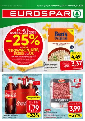 Titelbild des Prospekts von EUROSPAR STMK