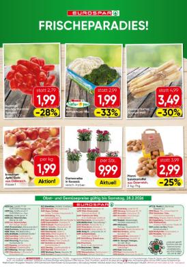 Titelbild des Prospekts von EUROSPAR OÖ