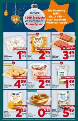 Titelbild des Prospekts von BILLA PLUS Clever
