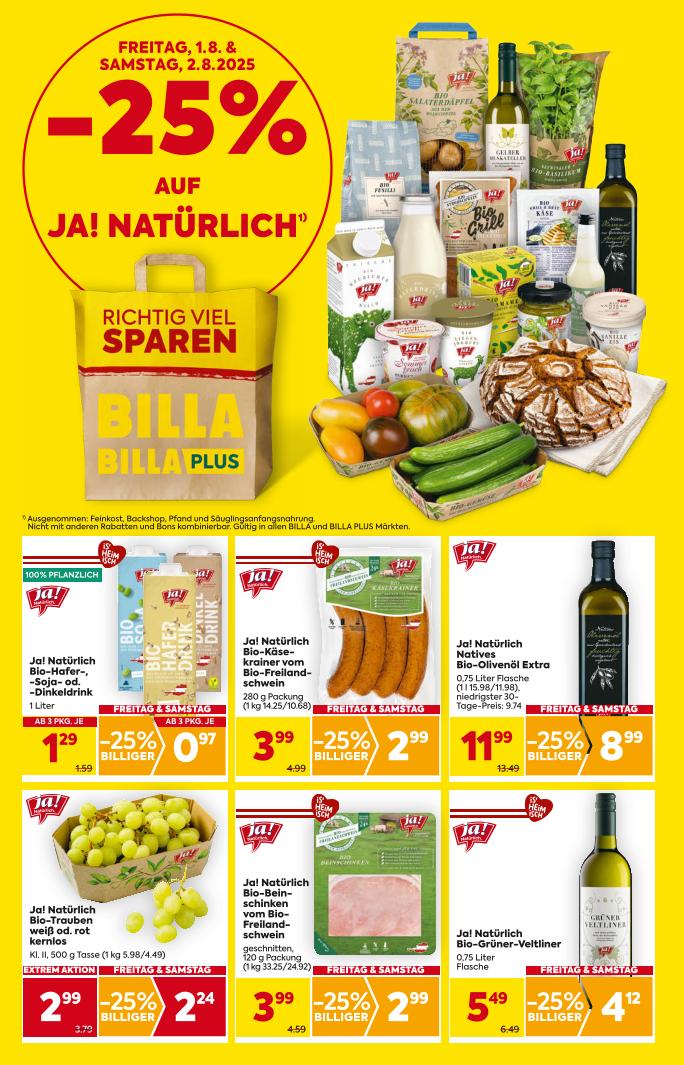 Prospekt von BILLA