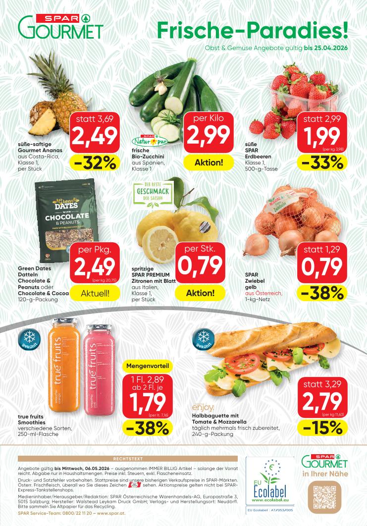 Prospekt von SPAR Gourmet