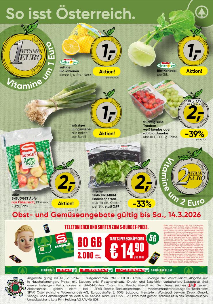 Prospekt von SPAR