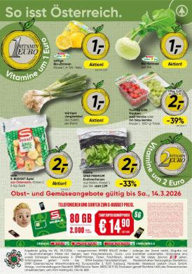 Titelbild des Prospekts von SPAR W / NOE / BGLD