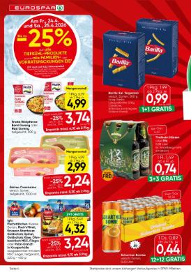 Titelbild des Prospekts von EUROSPAR STMK