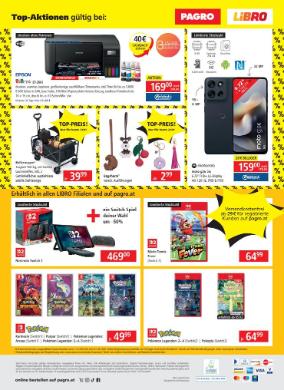 Titelbild des Prospekts von PAGRO & LIBRO