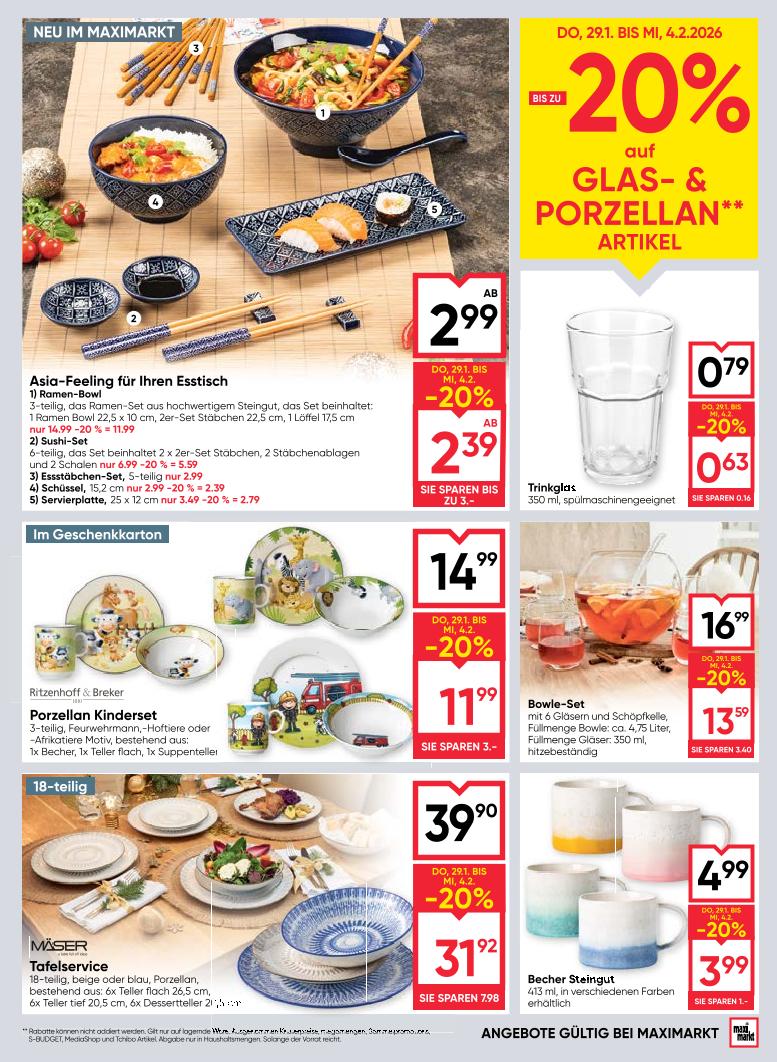 Prospekt von Maximarkt