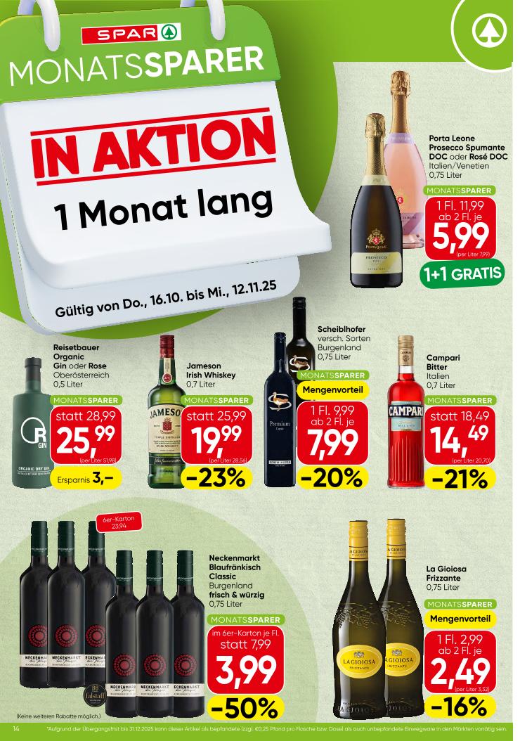 Prospekt von SPAR