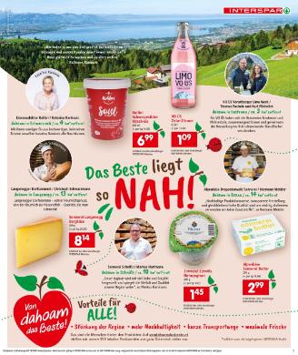 Titelbild des Prospekts von INTERSPAR VBG