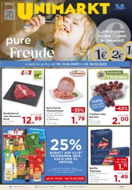 Titelbild des Prospekts von Unimarkt
