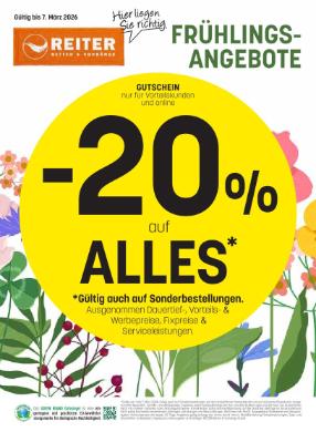 Titelbild des Prospekts von Betten Reiter