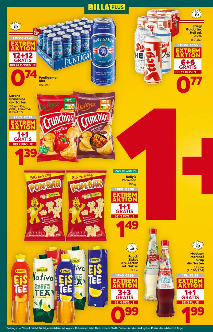 Prospekt von BILLA PLUS