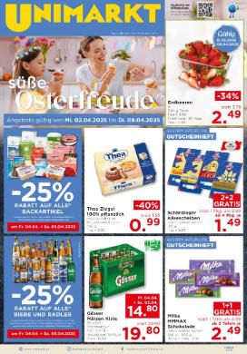 Titelbild des Prospekts von Unimarkt