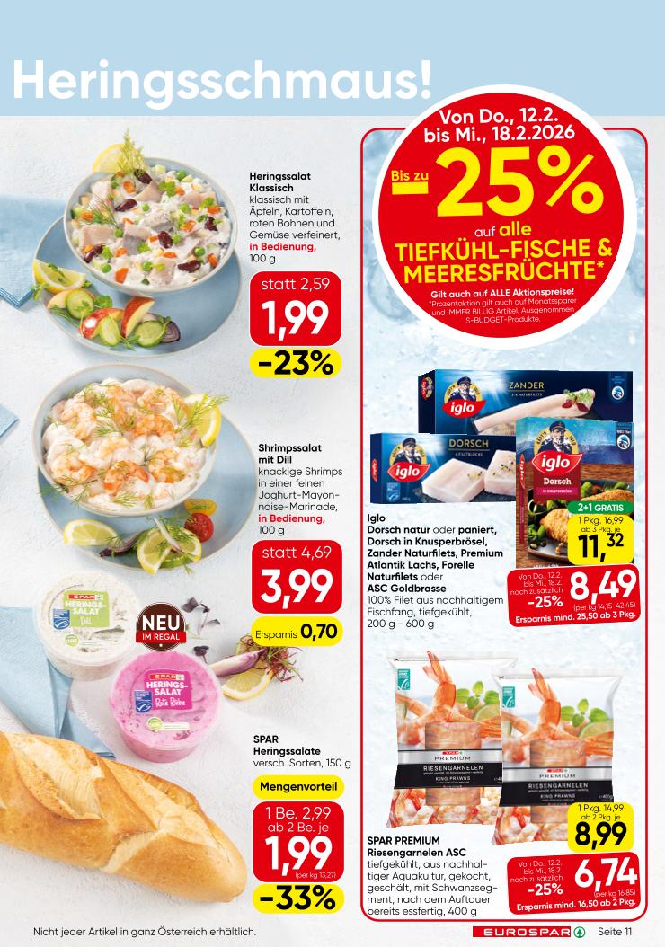 Prospekt von EUROSPAR
