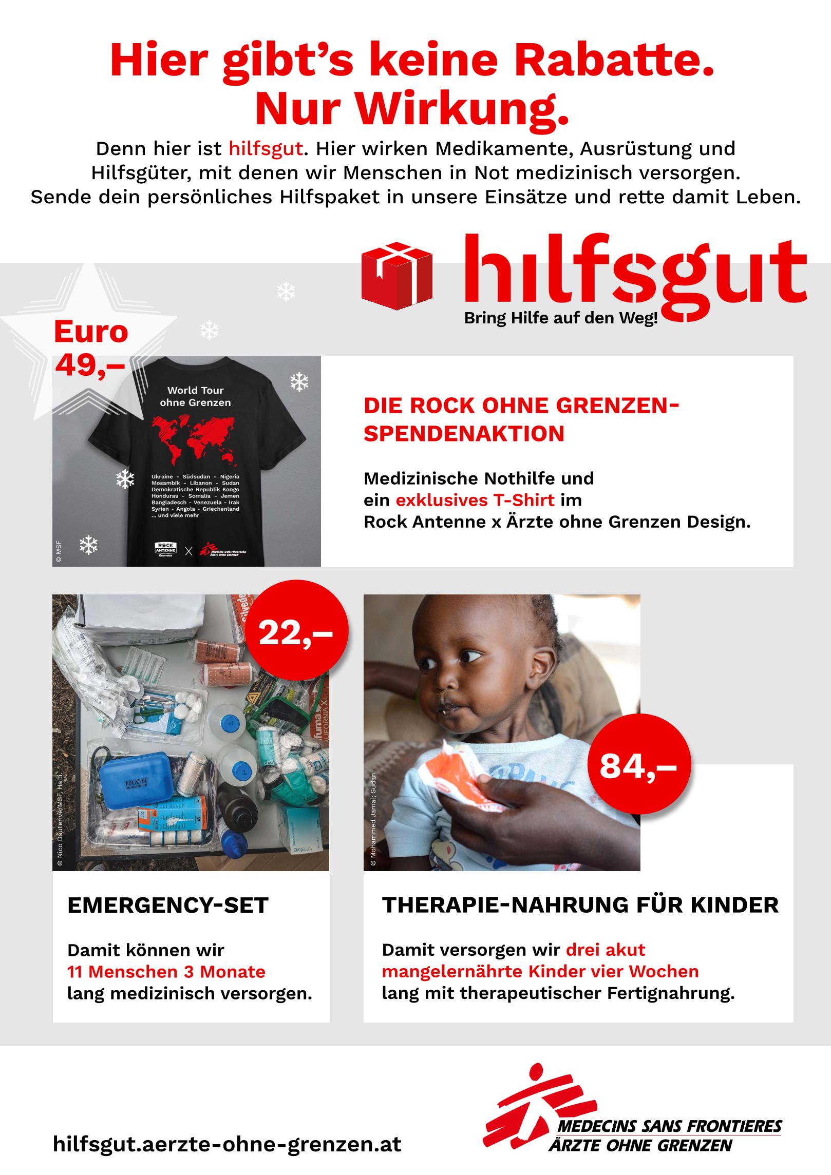 Prospekt von Ärzte ohne Grenzen