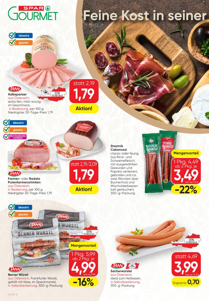 Prospekt von SPAR Gourmet