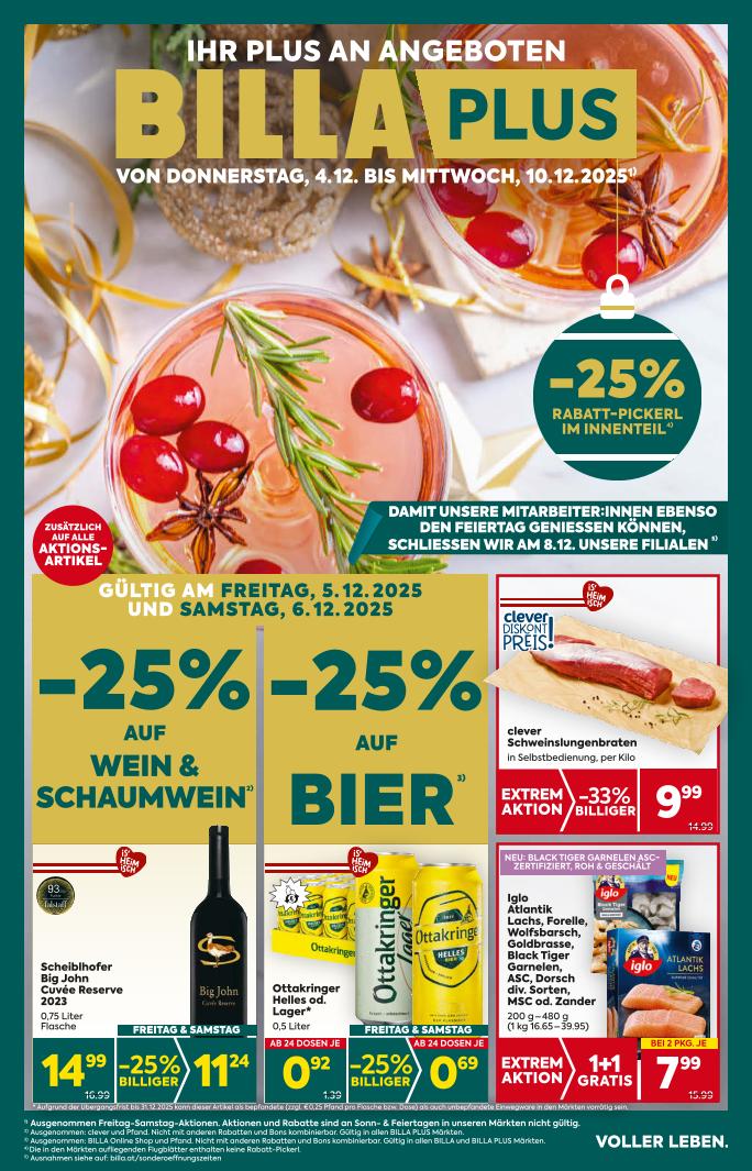 Prospekt von BILLA PLUS
