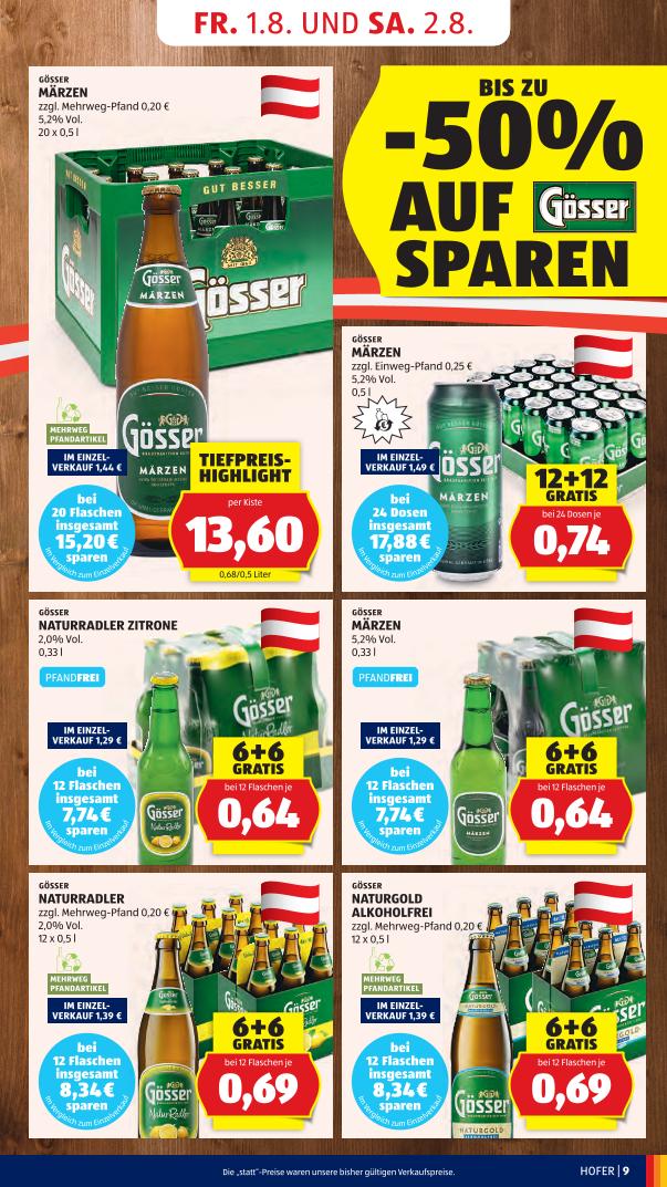 Prospekt von HOFER