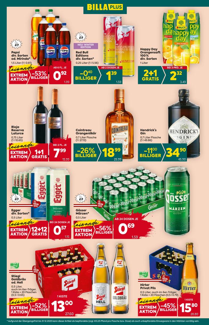 Prospekt von BILLA PLUS