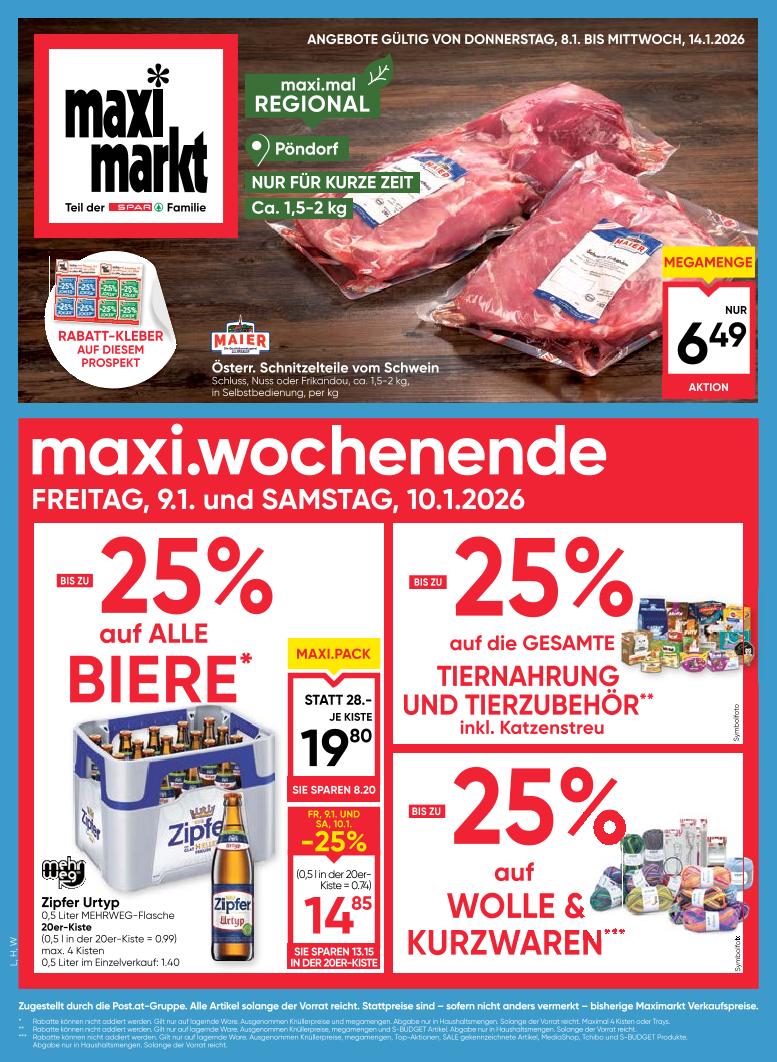 Prospekt von Maximarkt