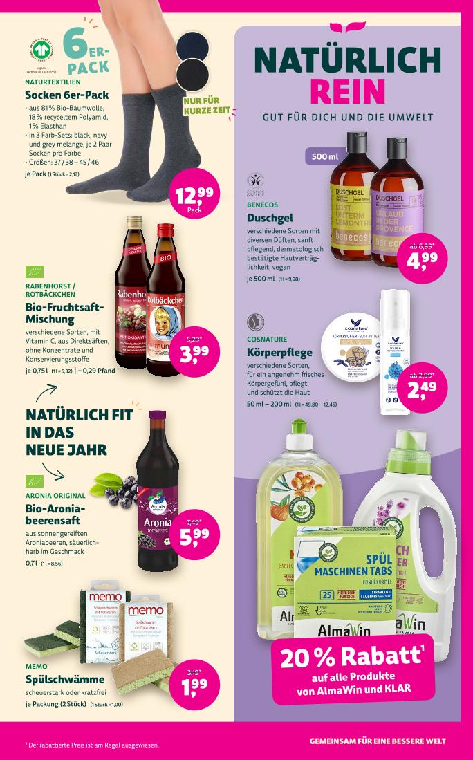 Prospekt von Denns BioMarkt