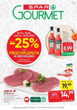 Titelbild des Prospekts von SPAR Gourmet