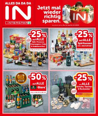 Titelbild des Prospekts von INTERSPAR VBG