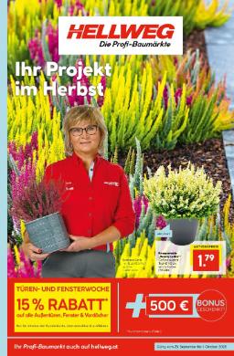 Titelbild des Prospekts von HELLWEG