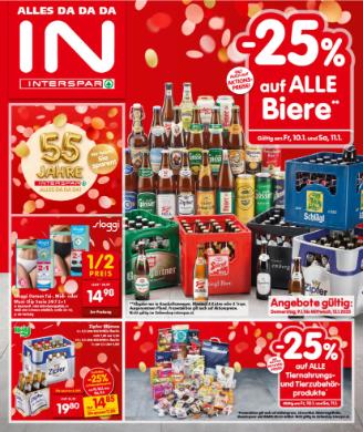 Titelbild des Prospekts von INTERSPAR OÖ