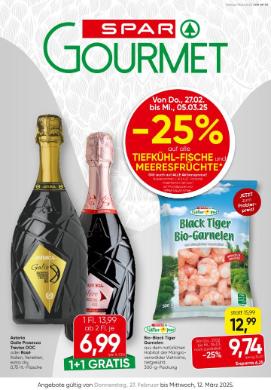 Titelbild des Prospekts von SPAR Gourmet