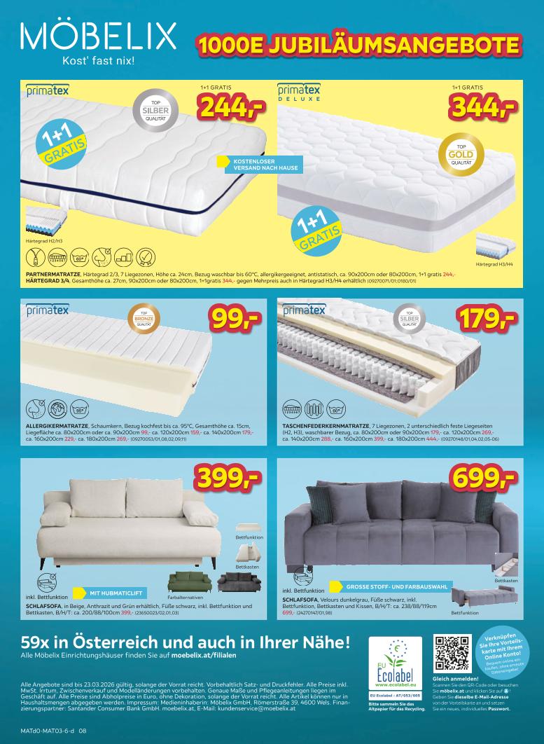 Prospekt von Möbelix