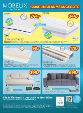 Titelbild des Prospekts von Möbelix