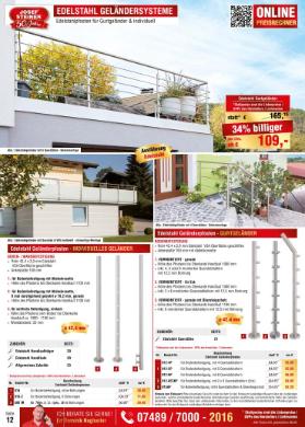 Titelbild des Prospekts von Josef Steiner