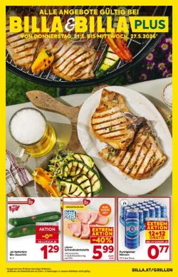 Titelbild des Prospekts von BILLA Grillbeilage