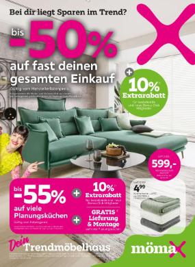 Titelbild des Prospekts von mömax