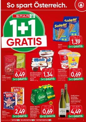 Titelbild des Prospekts von SPAR WIEN / NÖ / BGLD