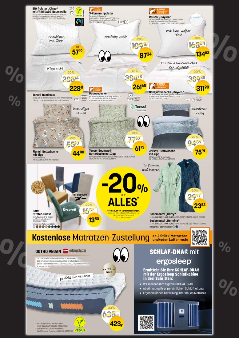 Prospekt von Betten Reiter