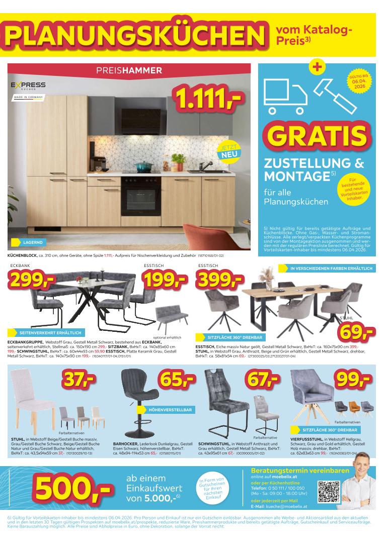 Prospekt von Möbelix