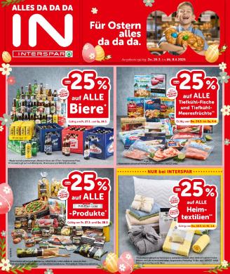 Titelbild des Prospekts von INTERSPAR WIEN